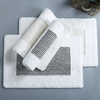 Custom Label Hotel Bath Mat Anti-Slip входная дверь Коврик удобный органический хлопковой пушистый мягкий плюшевый коврик для ванны