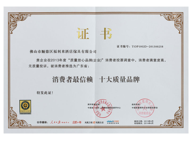  <span style="font-size:10px;">Самый надежный бренд обеспечения качества среди потребителей в 2013 г.</span> 