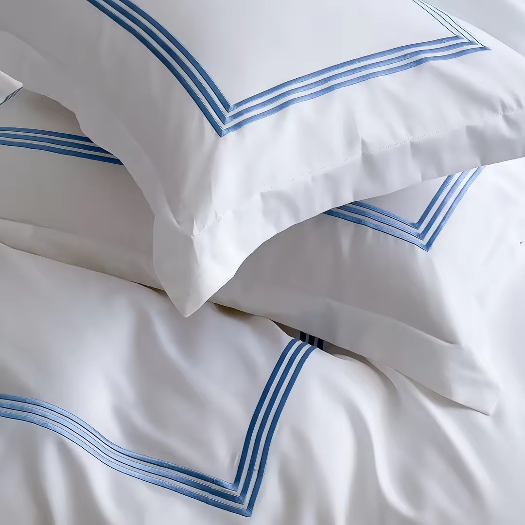 Совершенно новый комплект постельного белья для отеля, многоразовые новейшие модели, жаккардовые 100% хлопок, комплекты для спальни, простыни, комплект постельного белья