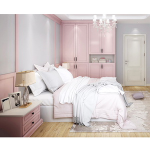 Качающийся дверной гардероб - элегантный розовый