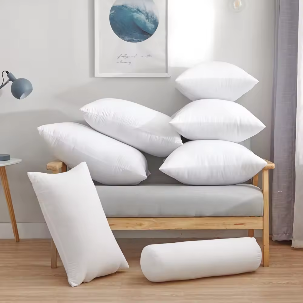 Подушка из белого утиного пера, внутренняя оптовая продажа, подушка на заказ, вставки, подушка для дивана в отеле