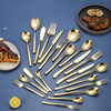 Соборы для столовых приборов интегрированные ложки Forks Knives Gold Kitchen Praise Высококачественная нержавеющая сталь Metal Classic 1 ПК