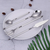 Высококачественный многоразовый набор столовых приборов Creative Skeeperware Plastware Spoon и вилка, изготовленные из нержавеющей стали