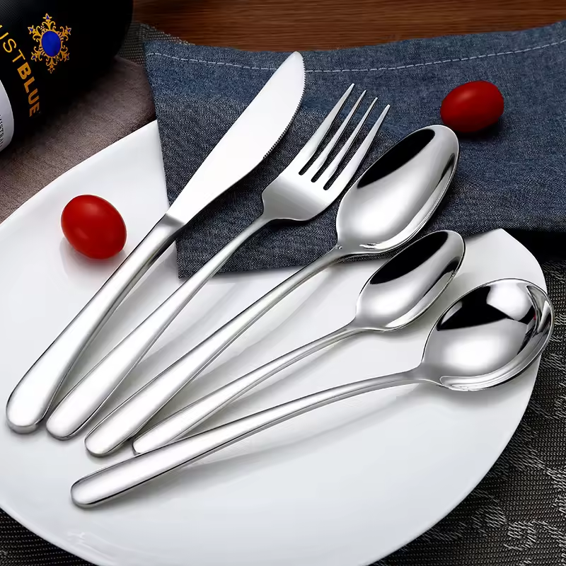 Заводская прямая продажа устойчивая из нержавеющая сталь Forkes Necifes Spoon для отеля Western Couplery Hotel