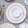 Бесштательный продавец китайский стиль в стиле Bone China Luxury Fine China Dinner Set, роскошный ужин ~