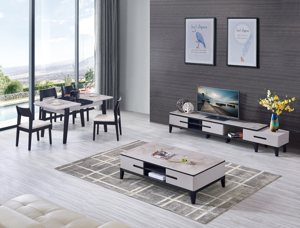 Высокое качество гостиной столовые столы отеля квартира мебель