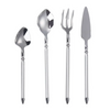 Высококачественный многоразовый набор столовых приборов Creative Skeeperware Plastware Spoon и вилка, изготовленные из нержавеющей стали